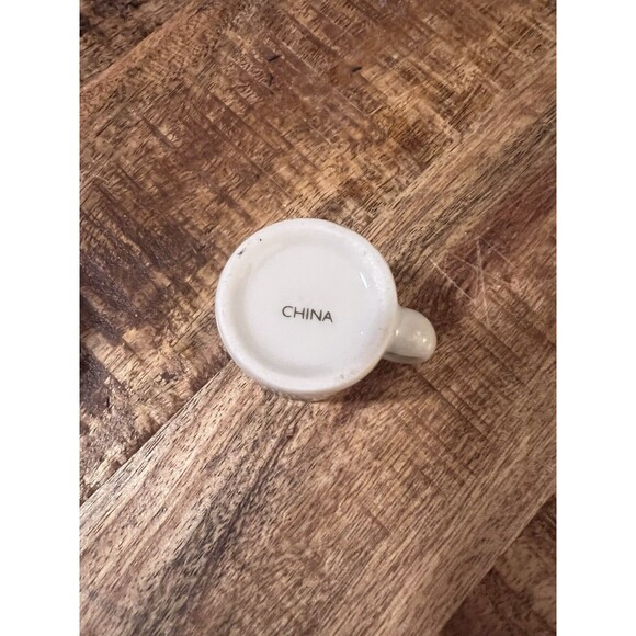 Mighty Ducks Mini Ceramic Mug Cup NHL 1.25" Vintage - Picture 5 of 6